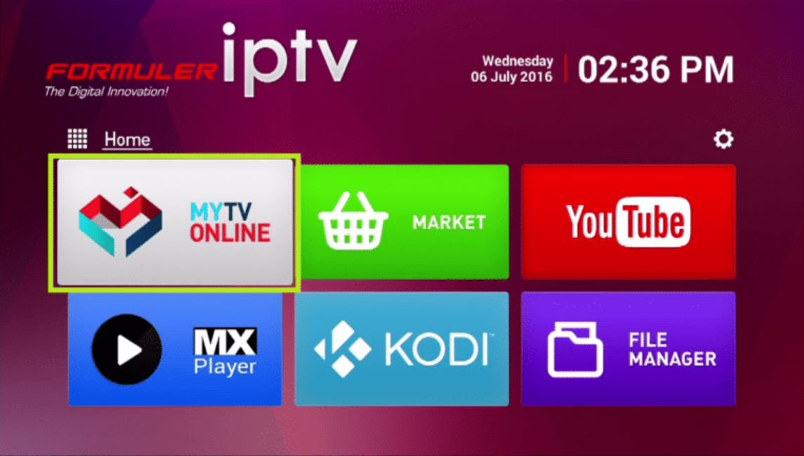 Interface MyTV Online 2 compatible OTT Premium