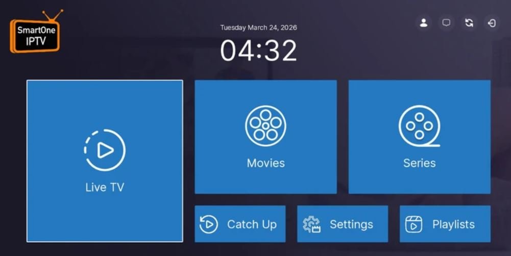 Interface SmartOne IPTV compatible OTT Premium
